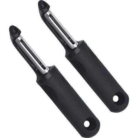 Lot De 2 Éplucheurs De Fruits Et Légumes, Éplucheur Manuel, Éplucheur Multifonctionnel, Éplucheur Lavable Antirouille, Ustensile De Cuisine, Adapté Au (1/5)