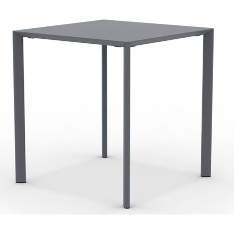 Vermobil Tavolo Fox Autolivellante Quadrato 70 x 70 Cm H 75 Cm Grigio Antico