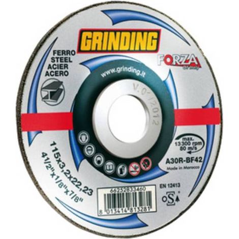 25 x GRINDING FORZA DISCO FERRO PIANO 115X3,2
