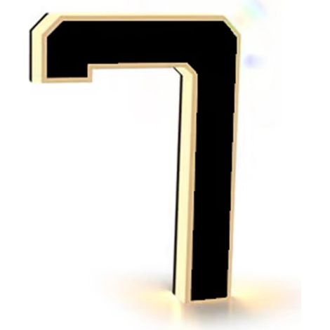 Enseigne extérieure lumineuse avec numéro de porte et adresse. (1/4)