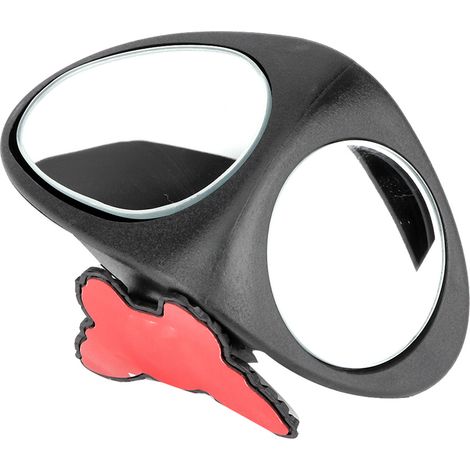 Rétroviseur auxiliaire droit de voiture, rétroviseur d'angle mort réglable à 360 degrés, petit miroir rond bidirectionnel (1/5)