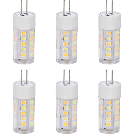 Lot de 6 ampoules G4, 3 températures de couleur, petites ampoules pour plafonnier et applique murale, idéales pour la maison ou le bureau. (1/5)
