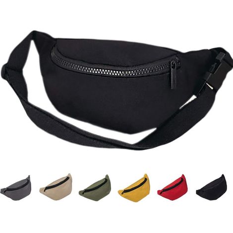 Sac de taille léger pour enfants à la mode (noir)