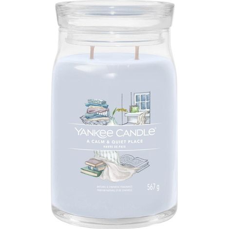 Candela YANKEE CANDLE Signature in barattolo grande A CALM & QUIET PLACE 567 g (1/5)