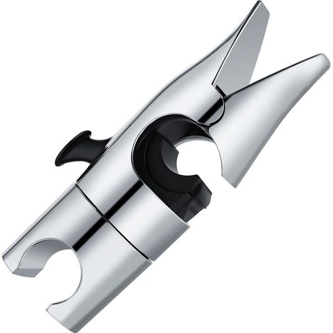 Duschkopfhalterung mit verschiebbarem Haken, stylischem Haifisch-Design, verstellbarer Halterung, kompatibel mit Duschstangen mit 18–25 mm Außendurchmesser, einfache Montage, austauschbares Duschzubeh