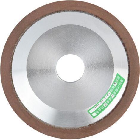 Meule diamantée, disque de polissage en résine, diamètre extérieur 150 mm, facile à installer, résistant à l'usure, haute dureté pour le polissage des métaux. (1/5)