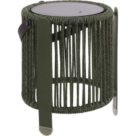 Liny lámpara solar verde laurel H22cm - Hespéride
