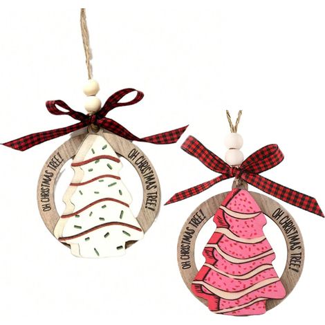 Décorations d'arbre de noël motifs de crottes de chien, 2 pièces, à faire soi-même, ornements jouets de décoration suspendus, artisanaux, ornements (1/5)