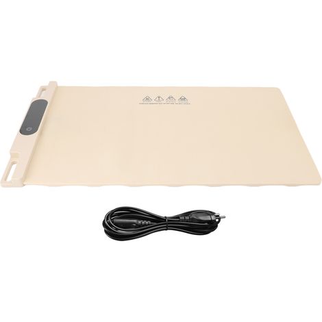 Plateau chauffant électrique en silicone, pliable et enroulable, arrêt automatique, 3 niveaux de température réglables, avec minuterie, pour un usage quotidien à domicile, prise UE 220 V (1/5)
