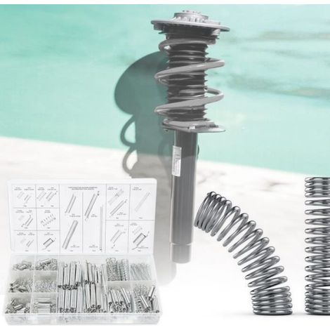 Ressort de compression ensemble en acier,200 pièces ressorts de pression et tension d'extension outils de réparation materiels (1/4)