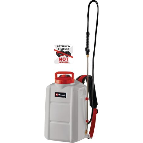 Einhell Pulvérisateur à pression sans fil GE-WS 18/150 Li-Solo PXC (18 V, réservoir 15 L, buse en laiton, lance de pulvérisation en acier inoxydable) Livré sans Batterie ni Chargeur