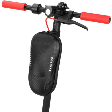 Sacoche de suspension amovible facile à utiliser pour voiture (4 L), sacoche de guidon, sacoche pour scooter, sac de rangement multifonctionnel à coque rigide étanche et anti-poussière