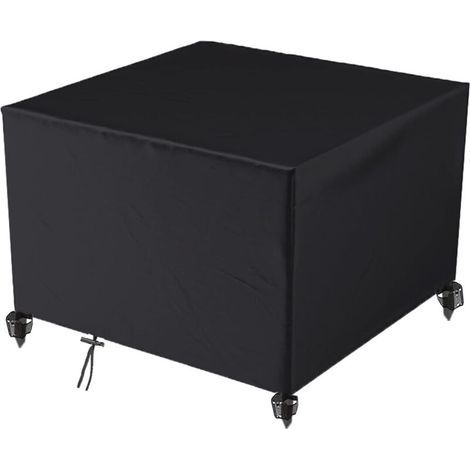 Garden Furniture Cover, 600D Oxford Fabric Garden Table Cover All Weather Protection for Table and Sofa Sets with Rope and Buckle Lock (126 x 126 x 74cm)