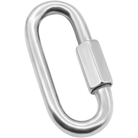 1 Pack Heavy Duty Quick Link Carabiner M12 D Shape Safety Chain Connectors for Camping Hiking (1/5)