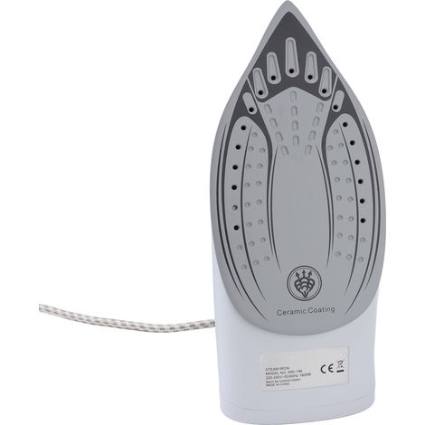 Fer à repasser vapeur 1600 W, micro-trous vapeur, réservoir d'eau 210 ml, repassage à sec et humide, idéal pour la maison et les voyages (violet). (1/5)