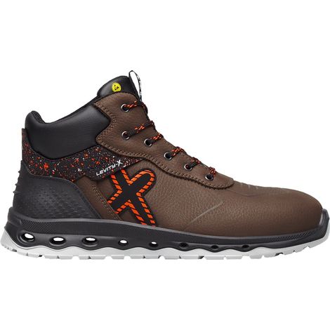 Feldtmann Levity-x Sicherheitsstiefel URANUS S3 34592 Gr. 43 braun/orange