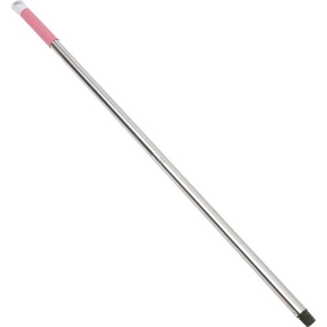Manche De Balai - Acier Inoxydable Et Plastique - Diamètre Intérieur 22 mm - Pour Balais Et Raclettes - 83 cm - 1 Pièce (1/5)