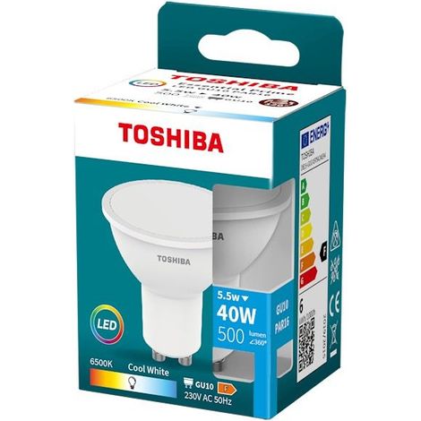 LED TOSHIBA ESSENTIAL - GU10 5.5W 6500K