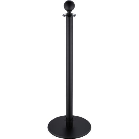 Potelet ForFlows Gala pour tapis rouge - Noir - Tête ronde