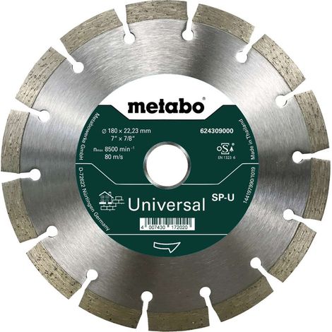 Metabo - Disco de corte de diamante 180x22,23 mm 624309000