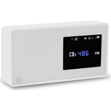 Kohlendioxid-Tester-Detektor CO2/Feuchtigkeits-/Temperaturtester Tragbarer CO2-Detektor mit Thermometer/Hygrometer