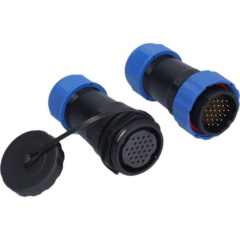 Luftfahrtstecker IP68 wasserdicht, Paar Stecker, Stecker/Buchse, Stoßverbinder, 250 V, 5 A, SP2826-Stift (1/5)