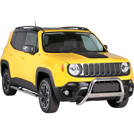 Pare-buffle Avant pour Jeep Renegade 2014-2024 63 mm en Acier Gris (1/5)