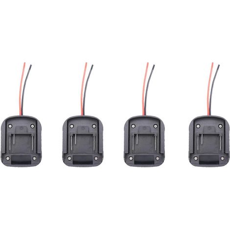 Adaptateur de batterie 4 pièces pour outil électrique Makita à batterie lithium 18 V, connecteur, support pour outil électrique BL1830 BL1840 (1/5)
