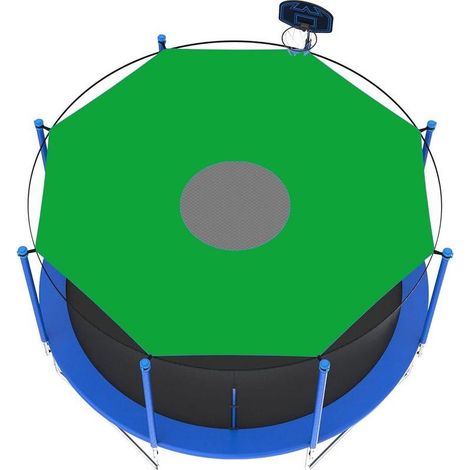 Trampoline de 8 pieds (2,44 m) — Conçu pour les modèles à 6 poteaux Housse pour Trampoline Protection Solaire Housse Anti UV pour Trampoline Toile Anti Déchirure Pliable Et Bloqante pour Jardin Et (1/5)