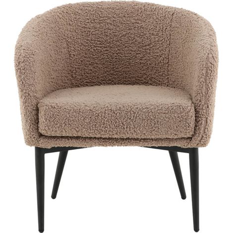Fluffy Sessel teddy braun.