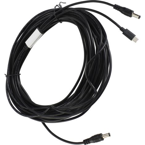 Câble d'alimentation CC 10m Mâle vers Mâle et USB C Étanche Rallonge Bloc Secteur pour Mini (1/5)