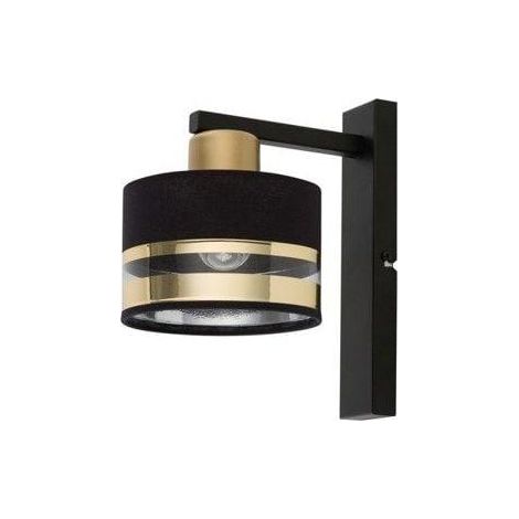 Sigma PRO 32153 Wandleuchte Schwarz und Gold Elegant