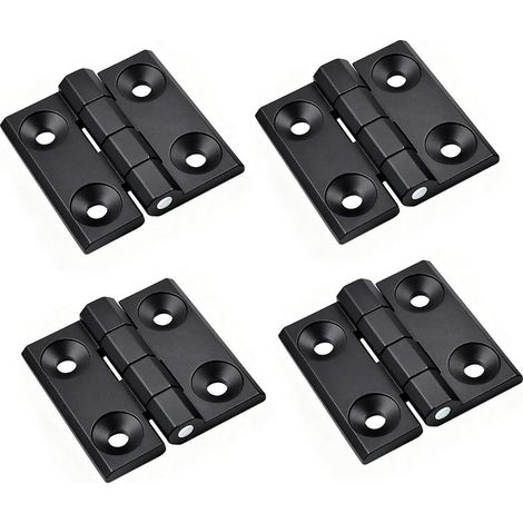 Pieces Flat Folding Hinge Holes, Exterior Stainless Steel Hinge, Heavy Duty Door Hinge, for Fixed Doors, Entrance Doors, Bedroom Doors, Garden Doors, Fire Doors (1/5)