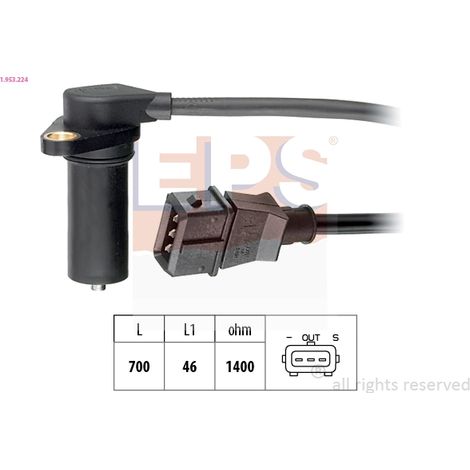 Capteur d'angle, vilebrequin EPS 1.953.224 AUDI 028 907 319 C 028 907 319 D