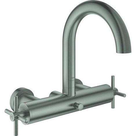 Grohe Atrio Mélangeur Bain/Douche Finition inox brossé infinity, 25268DC0