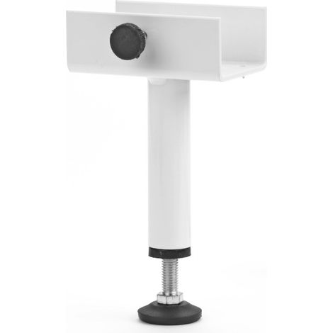 1 pied de liaison métal H 13 - 22 cm pour sommier tapissier