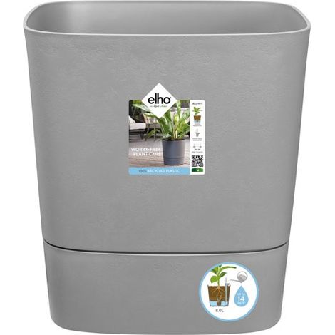 Pot Greensense Aqua Care Quadrat 38cm Hellzement - Elho