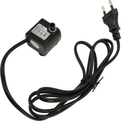 Mini pompe à eau submersible réglable IPX8 Débit ajustable pour eau douce et salée Silencieuse avec ventouses Prise EU 220-240V (1/5)