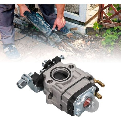 Carburatore in alluminio Carb Fit, carburatore di ricambio in alluminio pressofuso con superficie anodizzata, kit di manutenzione del carburatore per accessori Earthquake E43 E43WC D (1/4)