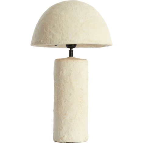 Light & Living - lampada da tavolo - Qazu - beige - carta - E27 -