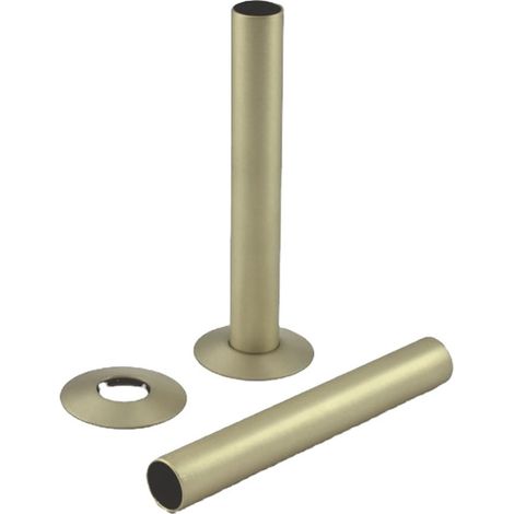 Heatwave 130mm Decorative Pipe Sleeve Kit Brushed Brass