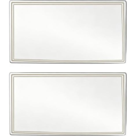 2pcs Miroir Voiture Adhesif Petit Miroir Maquillage Pare-Soleils Auto (1/5)