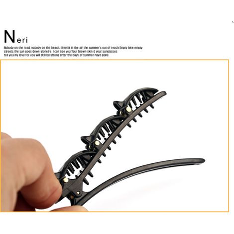 Barrette double élégante pour cheveux - Accessoire mode femme et fille (1/5)