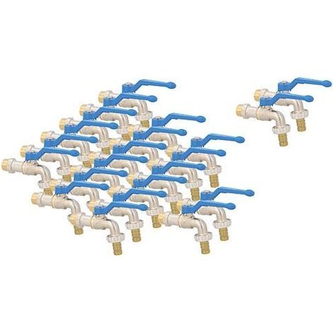 20x Robinet d’arrosage Silver DN15(1/2") + 2x gratuits (1/2)
