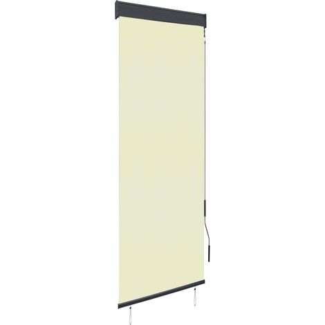 vidaXL Store roulant d'extérieur 60 x 250 cm Crème