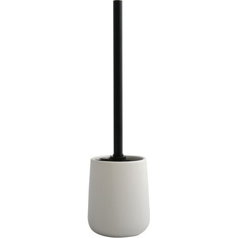 Brosse Wc avec support Céramique MAONIE Blanc mat MSV