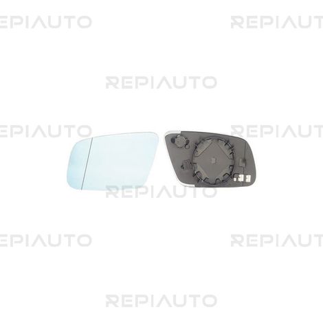 Verre de rétroviseur gauche chauffant Audi A6 2 (4B2-C5/4B5-C5) phase 1 et 2 1997-2004