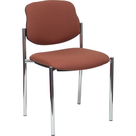 Silla de Recepción Villalgordo Piqueras y Crespo BALI363 Marrón Símil Piel (1/5)