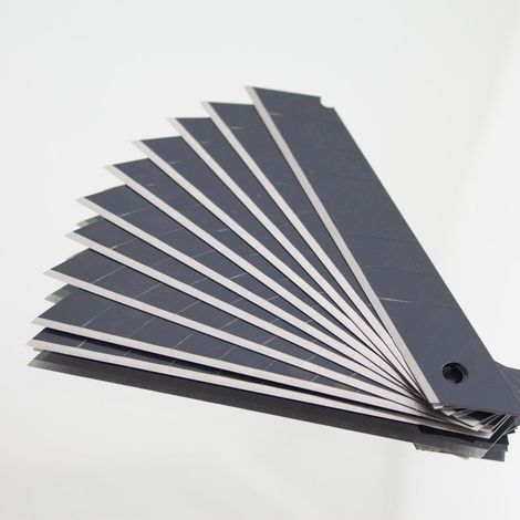 Profi Abbrechklingen Ersatzklingen Cuttermesserklingen Klingen für Cuttermesser (Karbonstahl, 50)