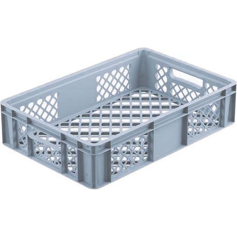 Contenitore perforato 600x400x140 GRIGIO
